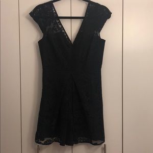 BCBGeneration Black lace romper